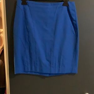 Blue pencil skirt, banana republic sz 6p